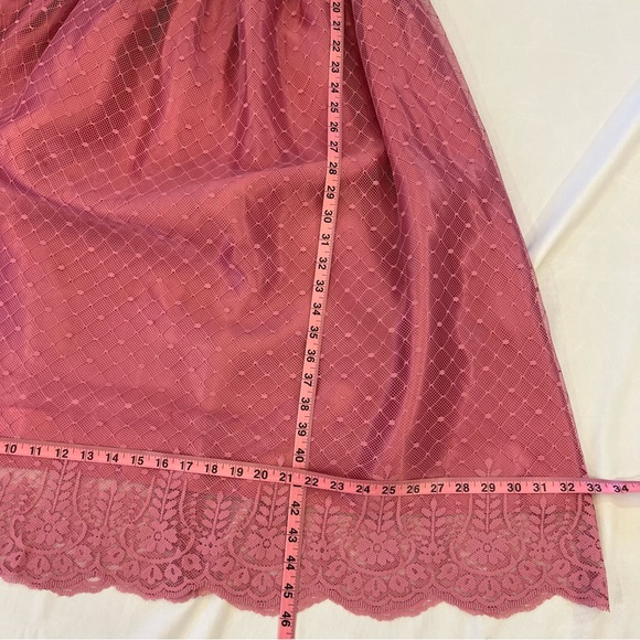 Vintage JCPenney 80’s “Pretty in Pink” Lace Overlay Prom Union Made Dress SMALL - Picture 15 of 15